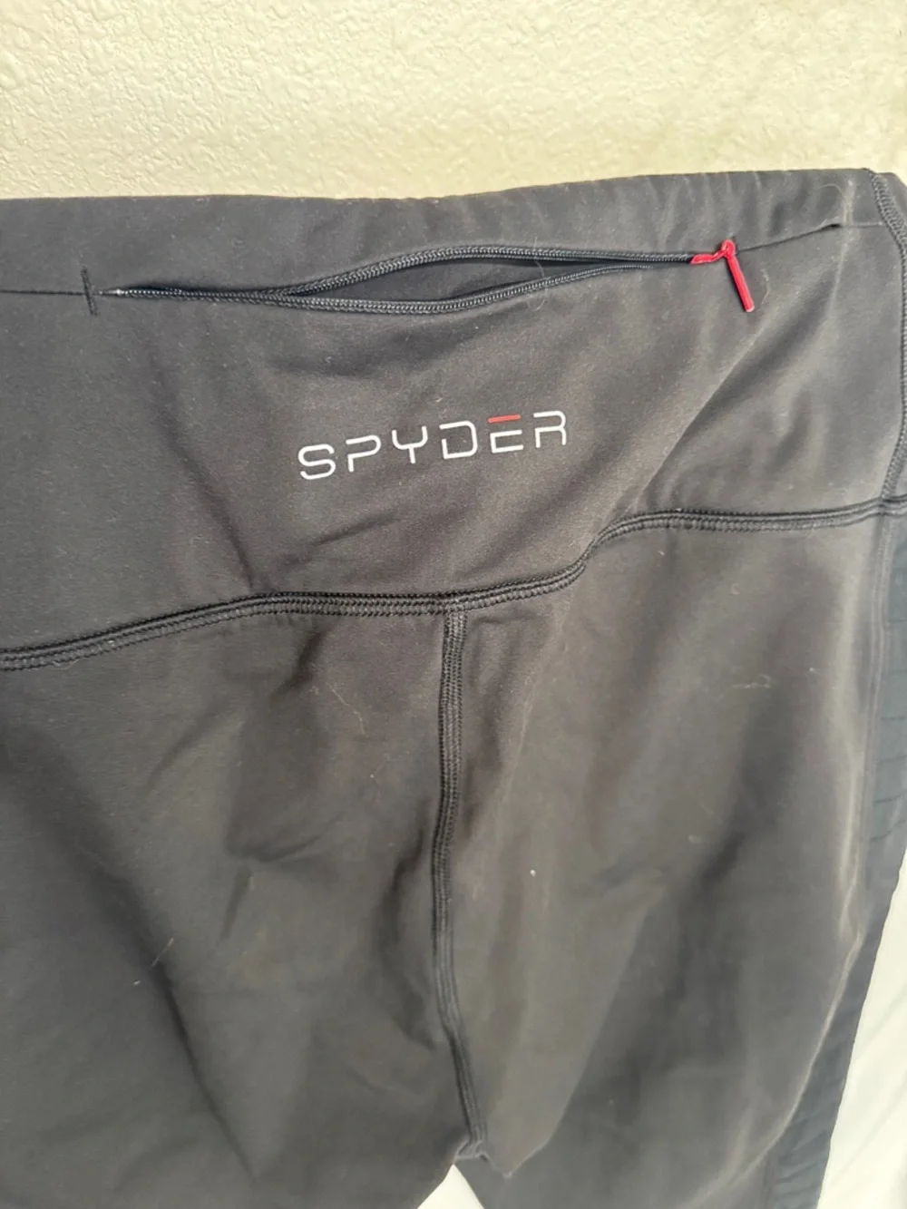 Spyder Black Athletic High-Waist Leggings - Picture 4 of 5